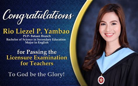 board exam passer tarpaulin template